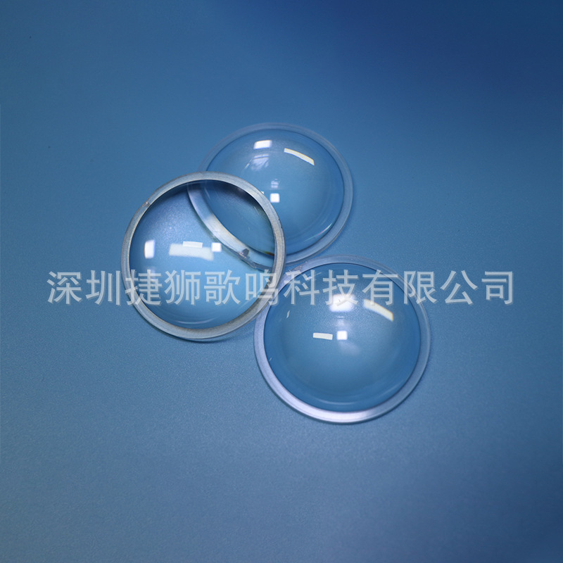 Internet celebrity non-falling light lens astronaut sunset light optical injection molding diameter 52mm edge flat convex lens