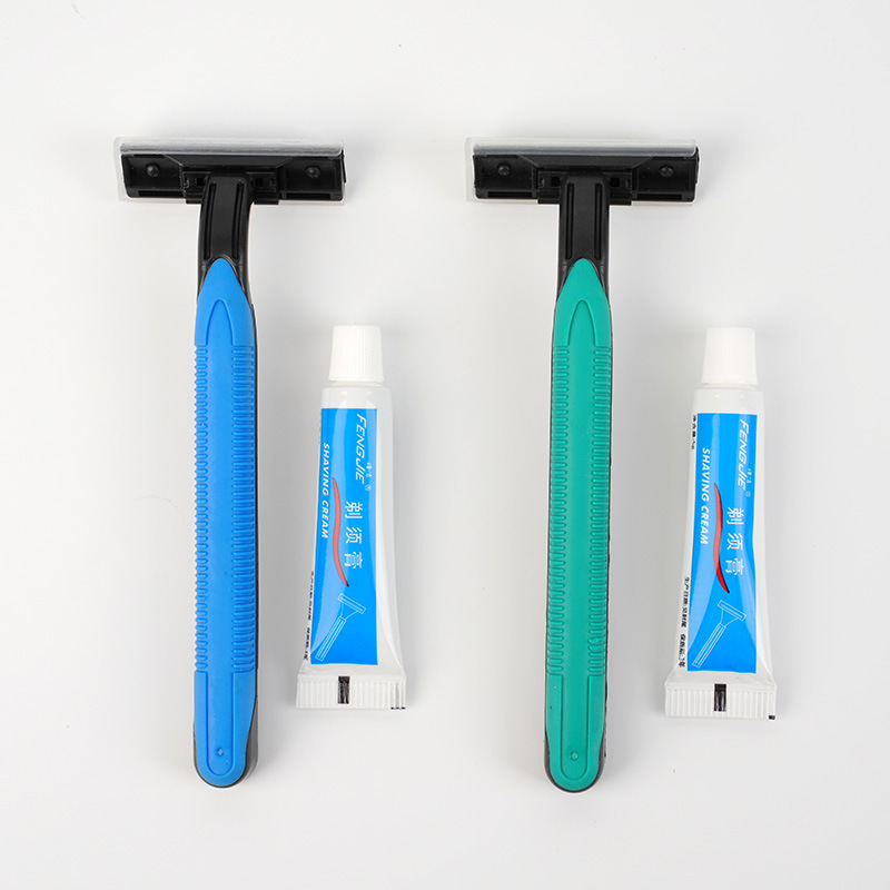 Hotel Disposable Razor Stainless Steel Double-Layer Blade Hair Removal Razor Manual Shaver Razor