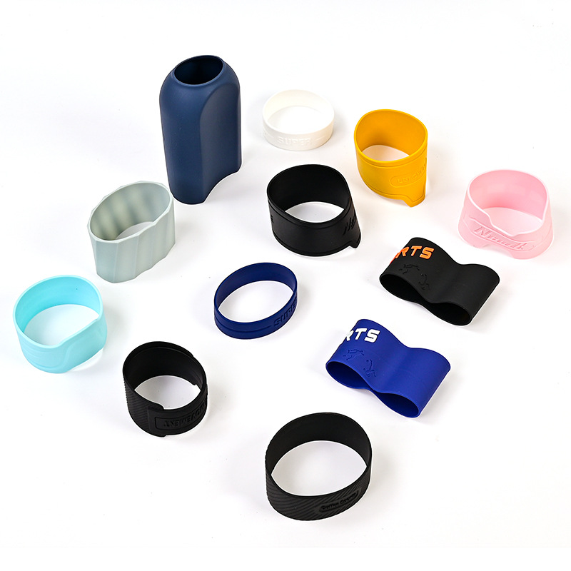 Silicone non-slip cup cover stainless steel cup space pot silicone base silicone cover plastic sports Cup protective cover
