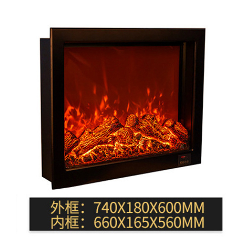 European-Style Home Decoration Electronic Fireplace Simulated Fire Electronic Fireplace Embedded Cabinet Heater Fireplace Dropshipping