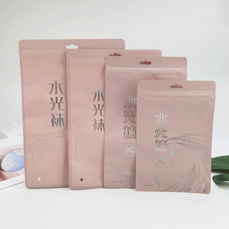 Water-Glossy Stocking Packaging Bags, Bare-Leg Pants, Nude Stockings, Plastic Self-Sealing Bags, Leggings Packaging Bags, in Stock and Hot-Selling