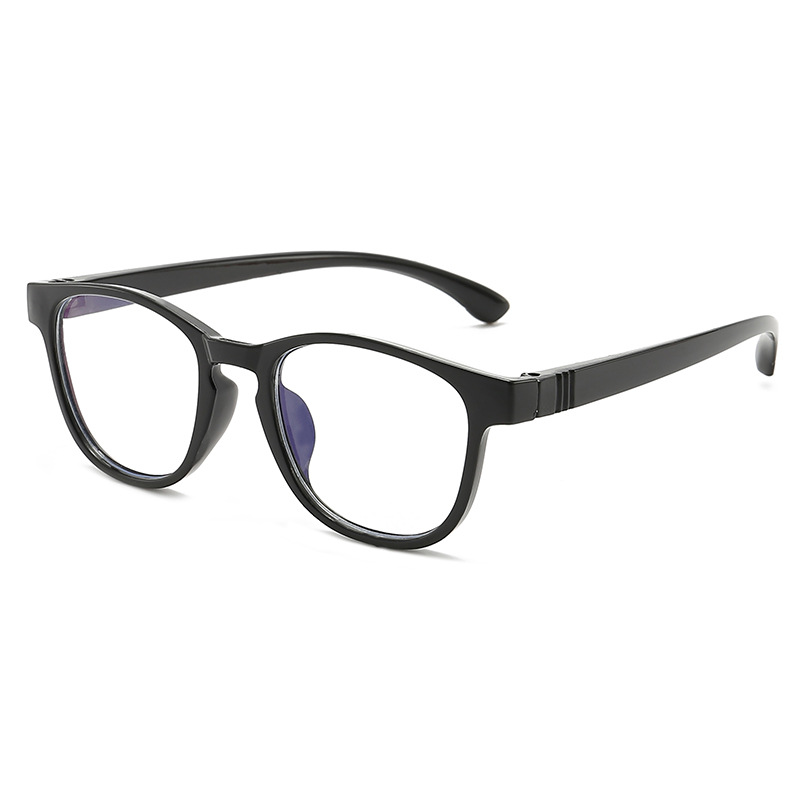 2024 new fashion children's anti-blue light plus film computer goggles cartoon children's silicone glasses large favorably