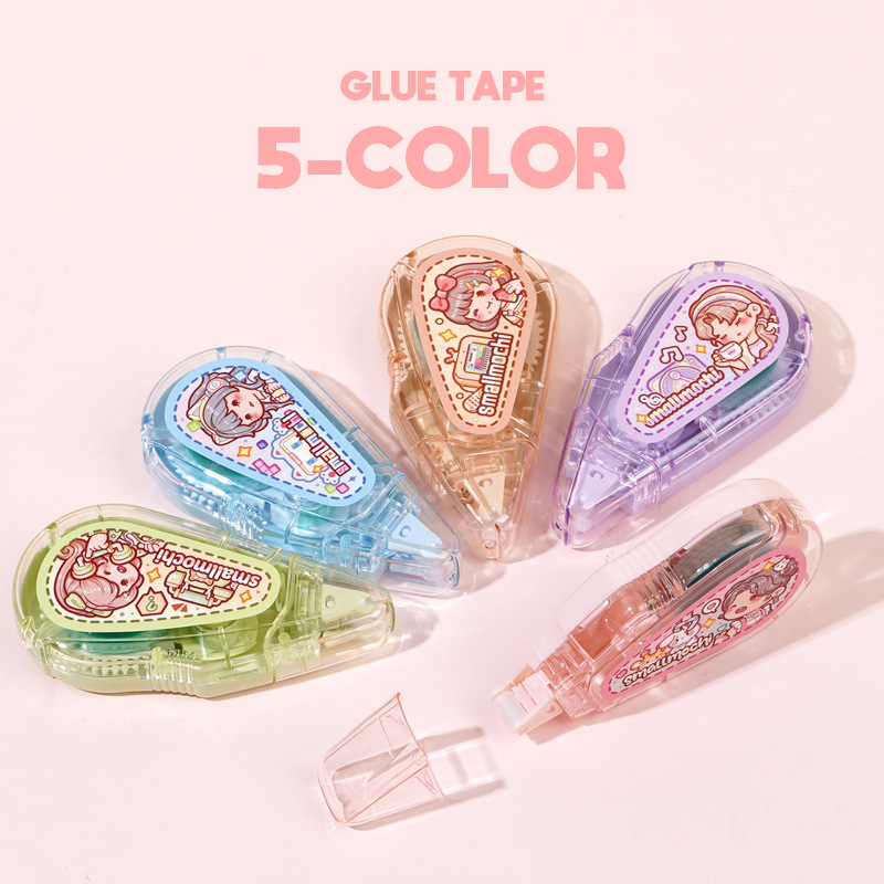 Small potato large capacity dot glue hand account dispensing pen high viscosity without leaving marks cute hand account correction tape double-sided adhesive tape