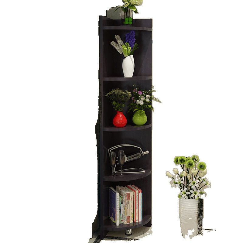 Living Room Corner Cabinet Wall Corner Triangle Cabinet Storage Cabinet Multi-Functional Wall Corner Cabinet Bedroom Simple Corner Storage Rack Side Cabinet