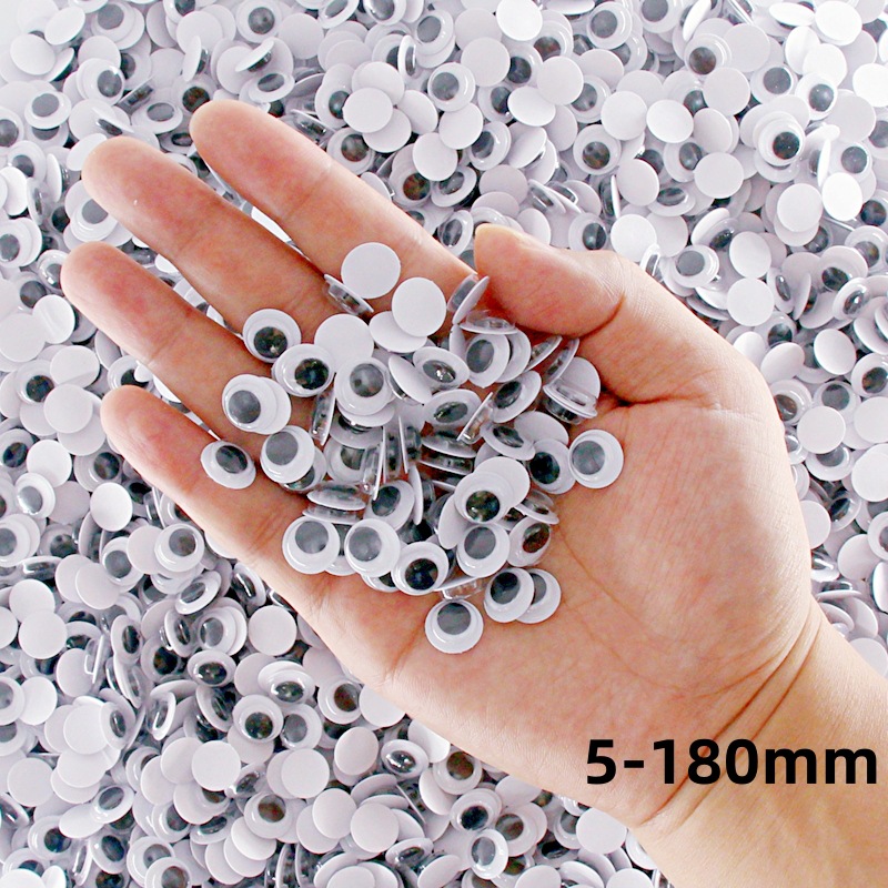 5-188мм подвижные глаза с клеем, ручная работа, наклейки для игрушек