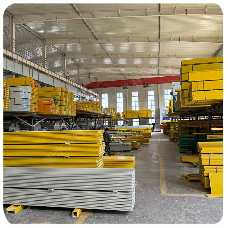 Customized Fiberglass Reinforced Plastic Pultrusion Profiles Square Tubes Round Tubes Angle Steel I-Shaped Steel Channel Steel Spot Frp Special-Shaped Channel U-Shaped Channel
