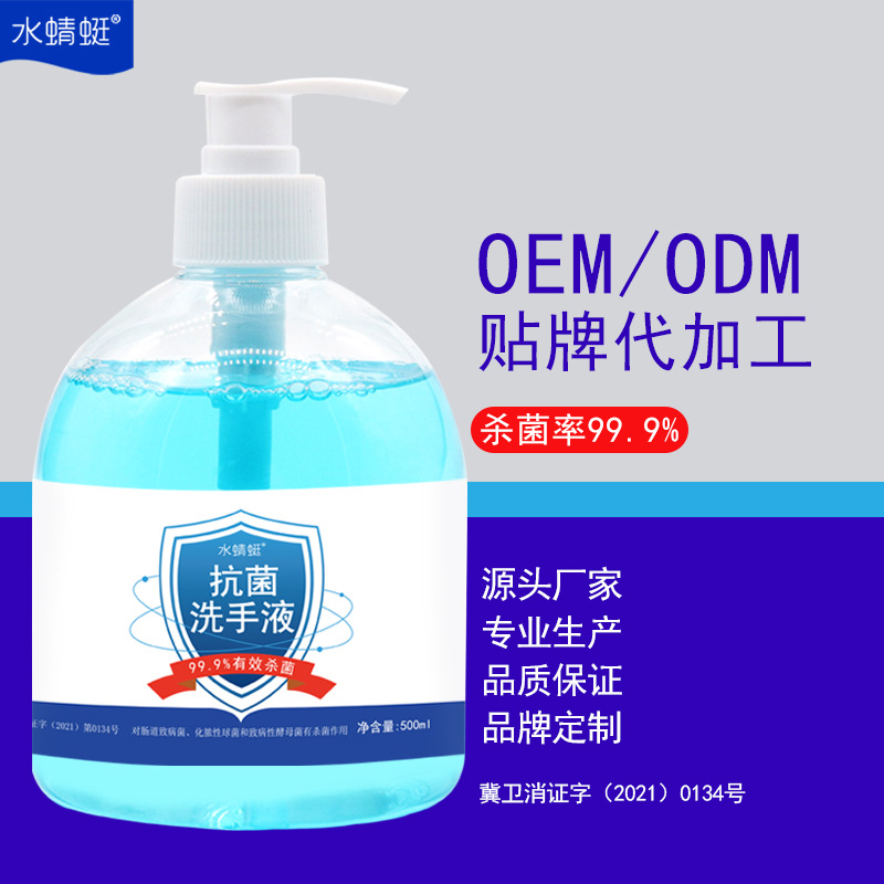 500ml antibacterial hand sanitizer wholesale small size home disinfection sterilization mild moisturizing clean antibacterial hand sanitizer
