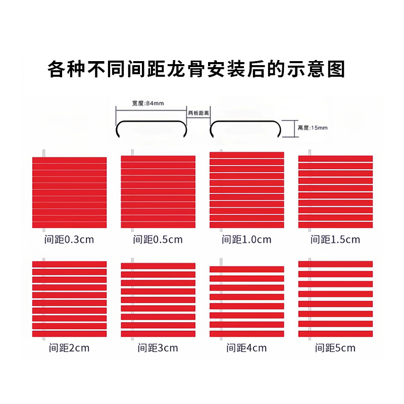 Signs advertising gusset C84 buckle door head ceiling decoration advertising gusset shop decoration color steel rounded buckle