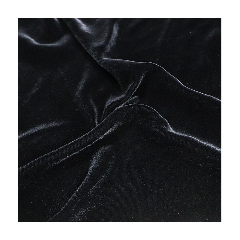 Factory Wholesale Woven 65111 Silk Mulberry Silk Georgette Velvet Fabric Nightgown Dress Cheongsam Fabric