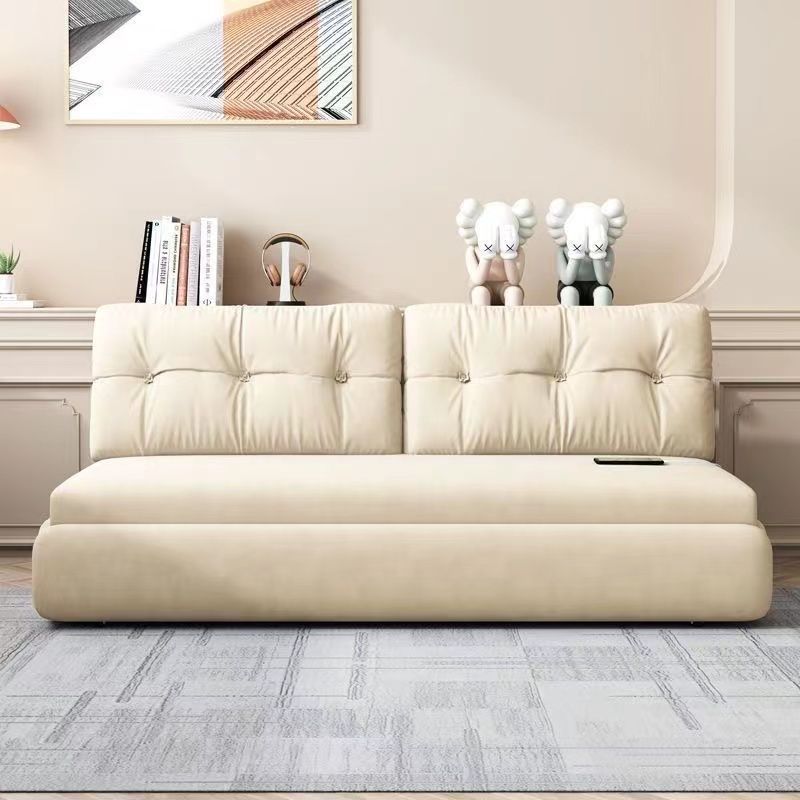 Foldable Sofa Bed Dual-Purpose Living Room Multi-Functional 2024 New Small Apartment Internet Celebrity Style Cream Style Pull-Out Bed