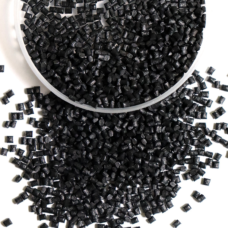 Black Nylon Plus Fiber Pa Single 6 Plastic Particles Flame Retardant Loop Modified Pa6 Fiberglass Enhanced 10% 15% 25% 30%
