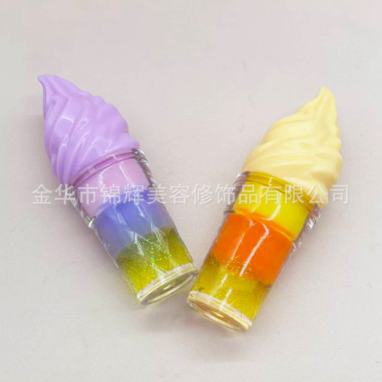 For Export Only Ice Cream Lip Gloss Layered Multi-Color Lip Gloss for Export Only