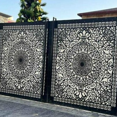 Metal Steel Cut Out Door Entrance Door Cnc Laser Cutting Plate Export Export Best-Selling Model