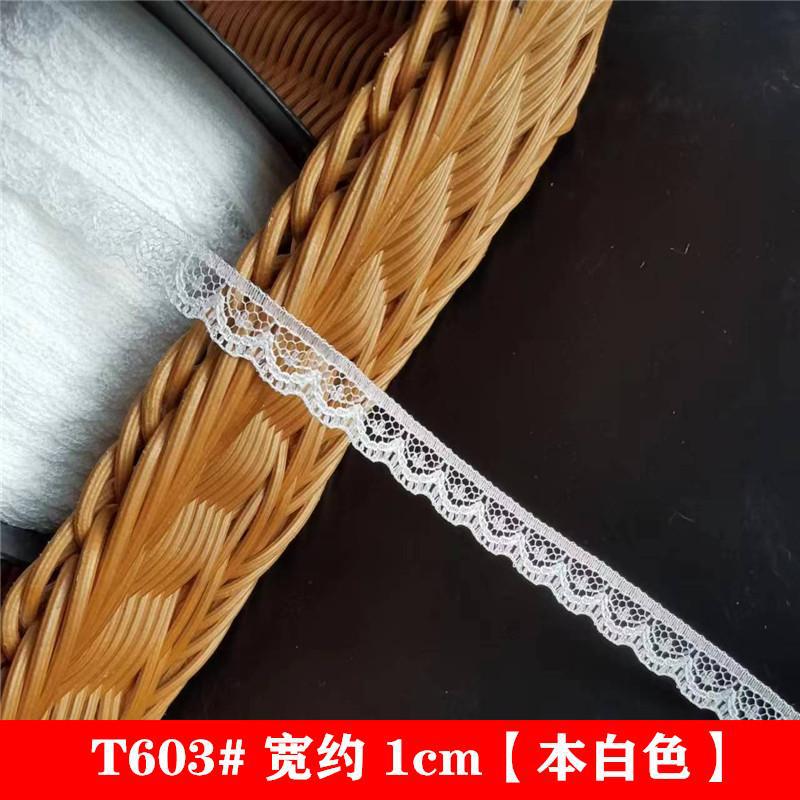 Foreign trade cross-border Taiwan production soft lace thin white handmade diy doll skirt lace accessories wide in stock