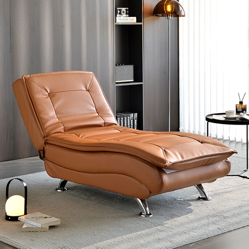 Многофункциональный императорский реклайнер, домашний, маленькая квартира, кожаный, искусственный, односпальный, диван для гостиной, балкона, раскладной обеденный стул, ленивый диван