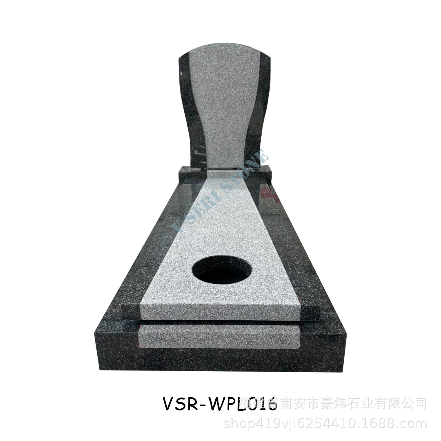 Кастомизация двухцветной обработки, экономичная гранитная надгробная плита