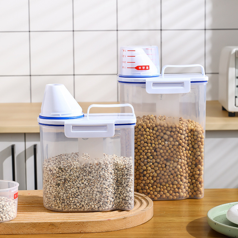 Grain Storage Jar, Sealed Grain Container, Rice Storage Jar, Bean Storage Jar, Grain Bucket, Rice Box, Kitchen Storage