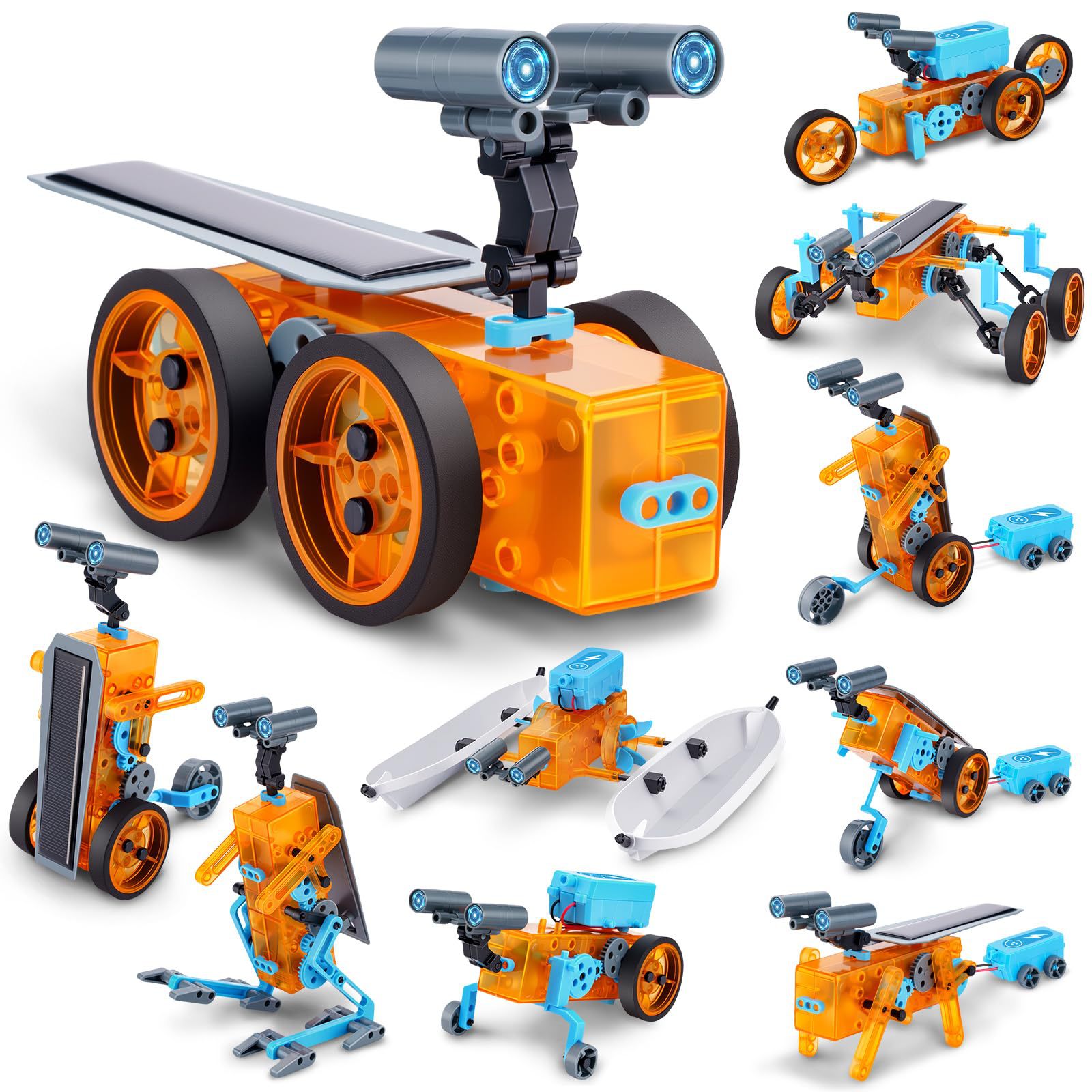 25 in 1Diy Assembly Toy 25-in-1 Self-Assembled Space Solar Building Block Car 25-in-1 Intelligent Robot
