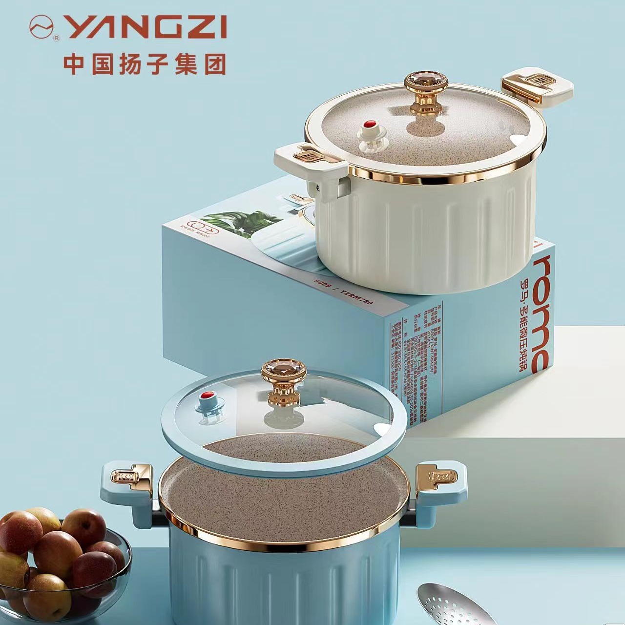 Популярная римская эмальированная кастрюля с микропрессией, большая емкость, антипригарная, для домашнего использования