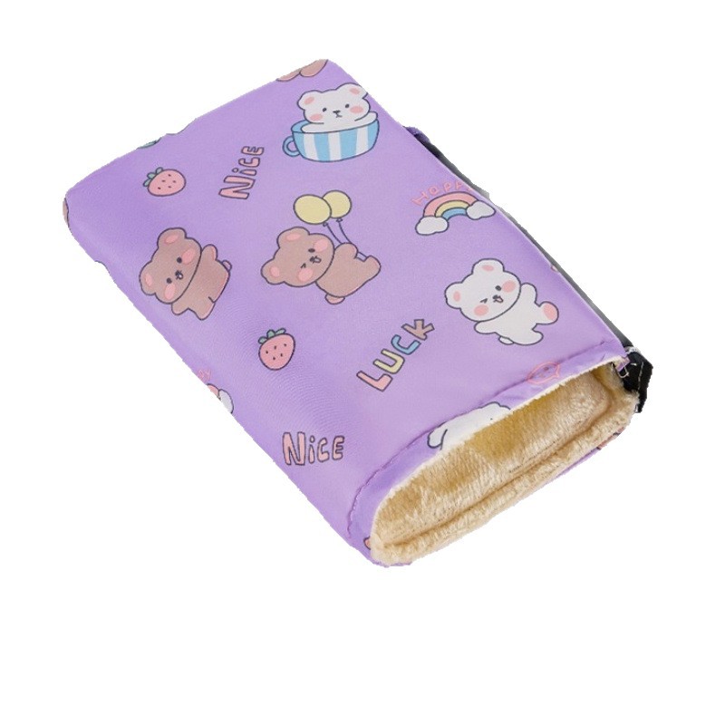 Electric car handlebar cover winter waterproof warm gloves motorcycle windshield fleece-lined battery car thickened gloves