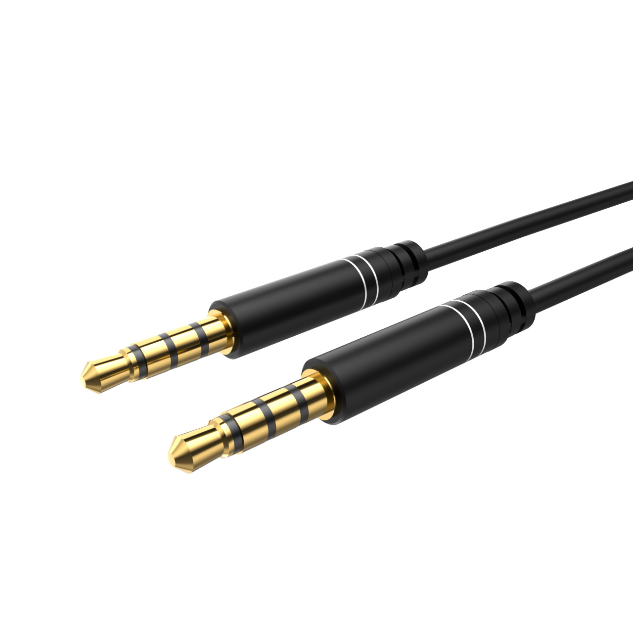 Wholesale aux audio nylon braided digital audio cable 3.5 audio cable computer speaker headset car audio cable