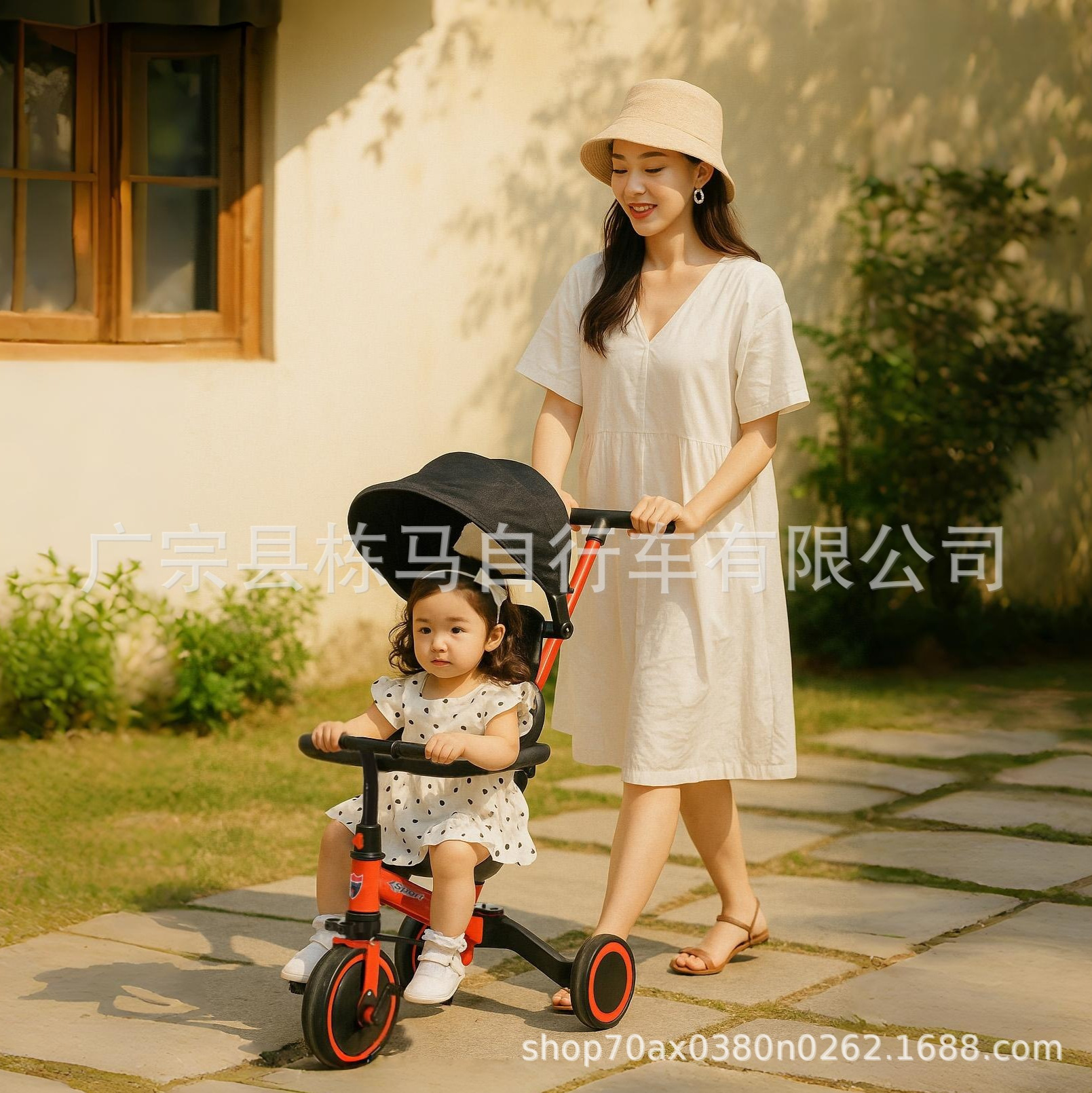 Детский трицикл 1-3-2-6 лет, большая коляска, велосипед, коляска для детского сада