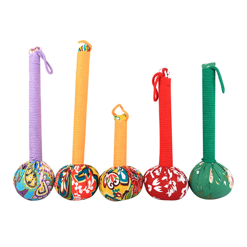 Wholesale Mugwort Health Hammer DIY Material Souvenir Handheld Massage Hammer Meridian Tapping Backgammon Hammer Moxibustion Hammer