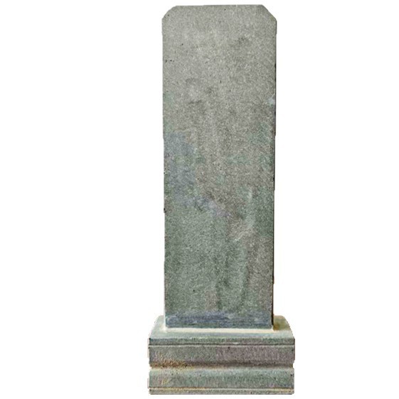 Tombstone White Jade Granite Stone Stele Double Engraving Jiaolong Rural Earth Cemetery Cemetery Single Stele Old Ancestor