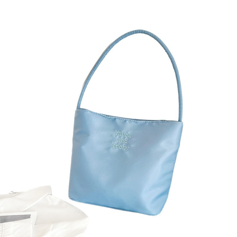 Korean New Women's Bag Large Capacity Handbag Fashion Casual Lightweight Women's Bag Shoulder Bag Loose Bucket Bag