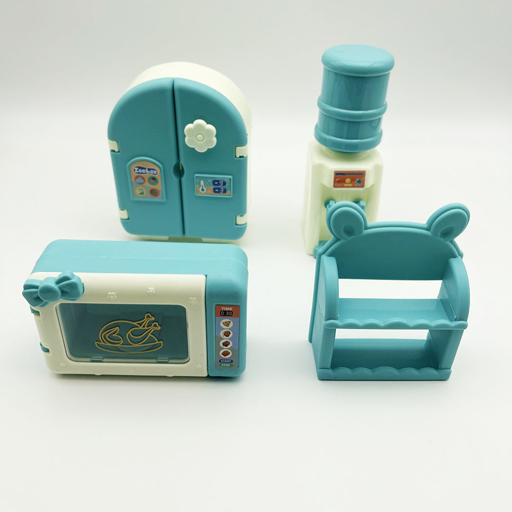 Children's play toys simulation refrigerator microwave oven kitchen toy accessories wholesale small gifts factory direct sales