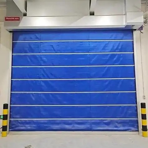 Guangzhou Customized Fireproof Rolling Shutter Door Shop Shopping Mall Garage Fire Inorganic Cloth Safety Commercial Electric High Temperature Sensor