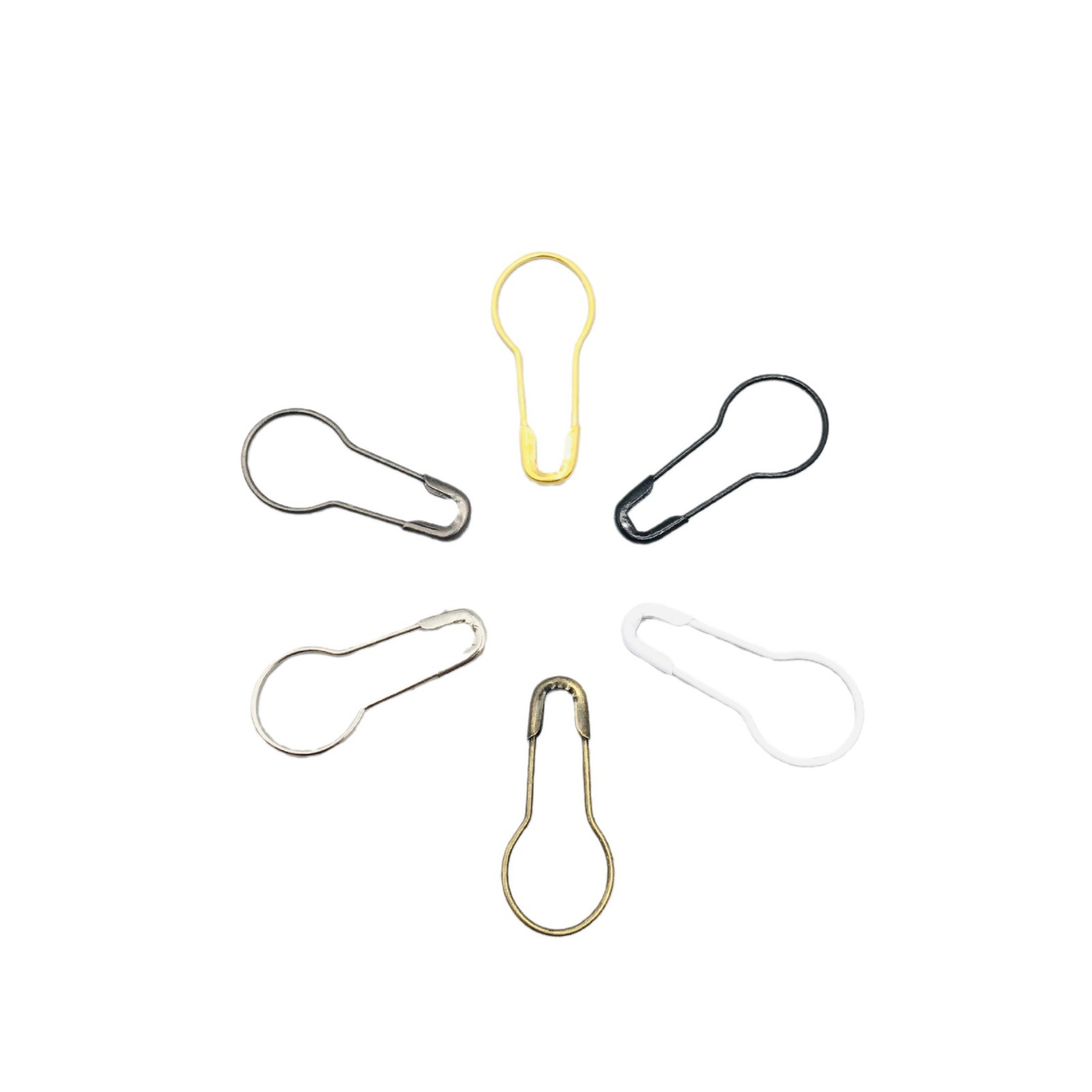 Clothing Accessories Pin Gold Black Silver Tag Iron Pin Clothes Button Small Pin Gourd-shaped Safety