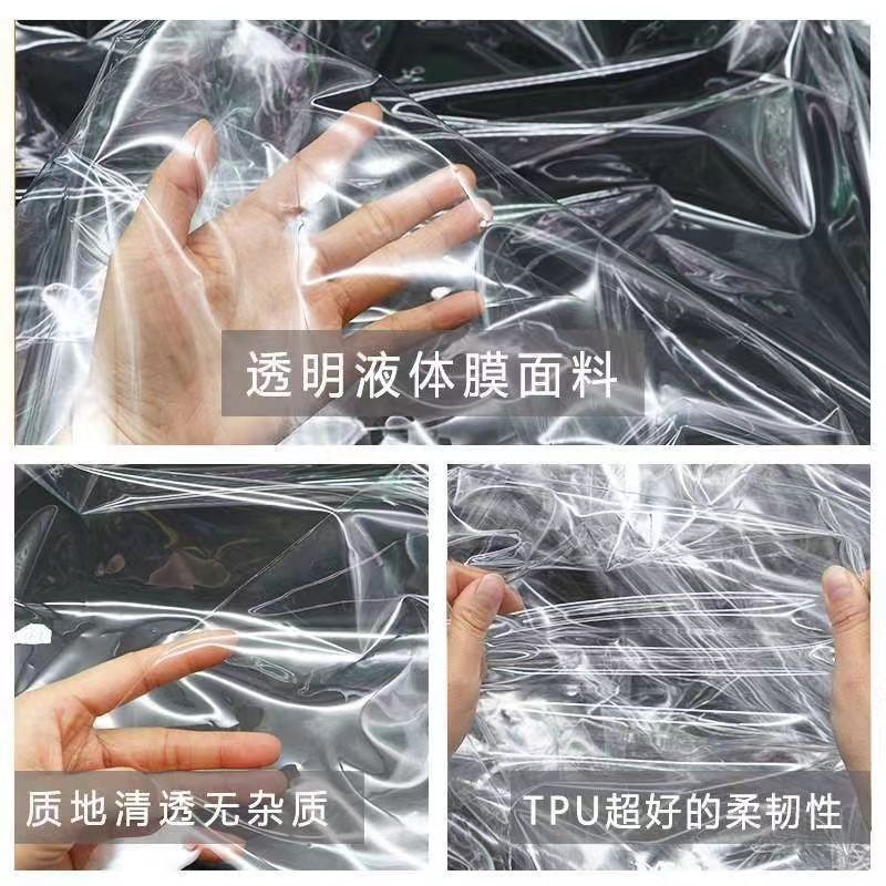 Transparent Tpu Film 0.02Mm~2.0Mm Ultra-Thin Waterproof See-Through Rain and Wind Clothing Clothing Bag Designer Fabric