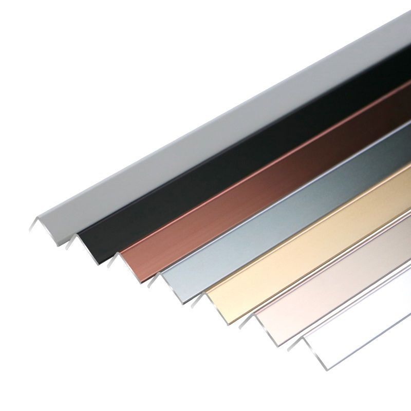 Aluminum Alloy Ceramic Tile Corner Protection Strip Punch-free Self-adhesive Metal Anti-collision Strip Corner Corner Corner