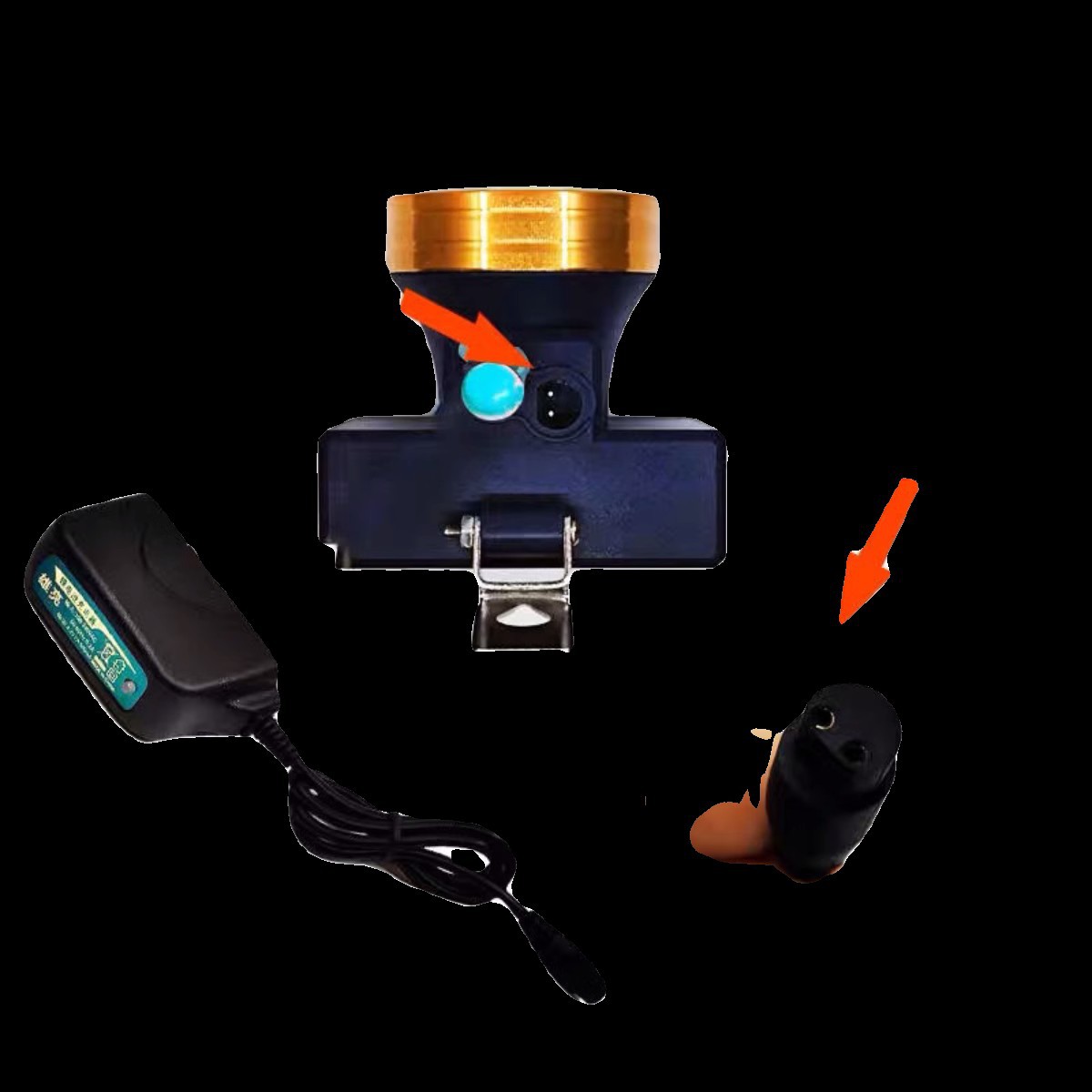 Haobang emperor a Ming king E80 a bright eye dazzle youxiong bright 468 headlight l lithium headlight charger