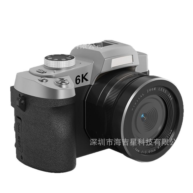 Cross-Border 6K Mirrorless Camera 84 Million Pixel Dual Camera Selfie Outdoor High-Definition Student Digital Camera Professional Photography