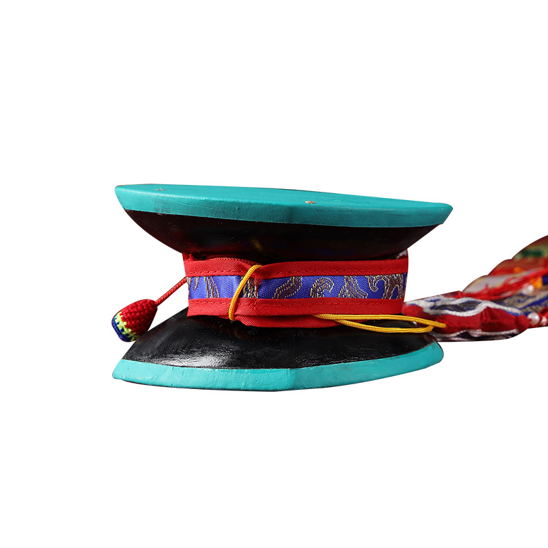 Nepal Xizang gilded tambourine gabala sheepskin tambourine sandalwood tambourine tambourine tambourine sound crisp drum