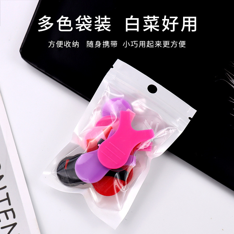 Wholesale Y-Shaped Comb for Grafting Eyelashes, Silicone Comb for Curling Eyelashes, Colored Eyelash Planting Auxiliary Tools, Eyelash Curling Supplies