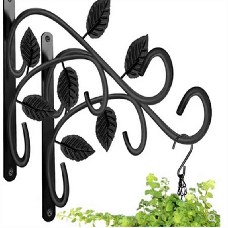 Европейский пасторальный железный настенный стенд для балкона, декор для стен, цветочная полка