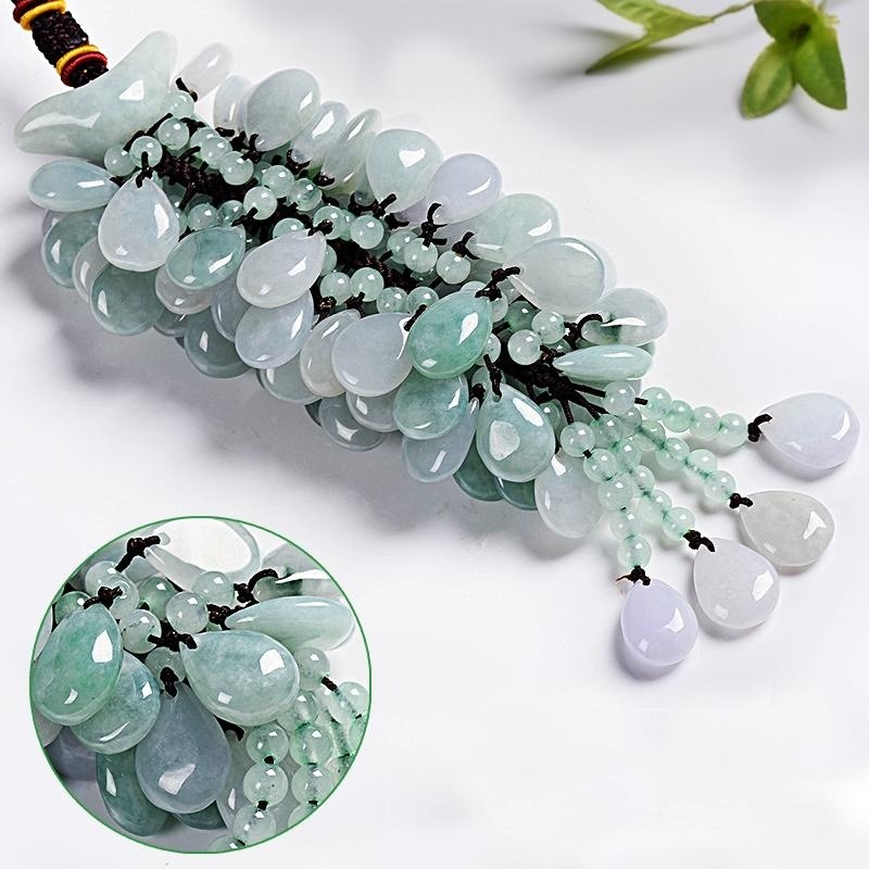 Подвеска для автомобиля аксессуары для автомобиля мужская креативная нефритовая подвеска для зеркала заднего вида женские висячие украшения