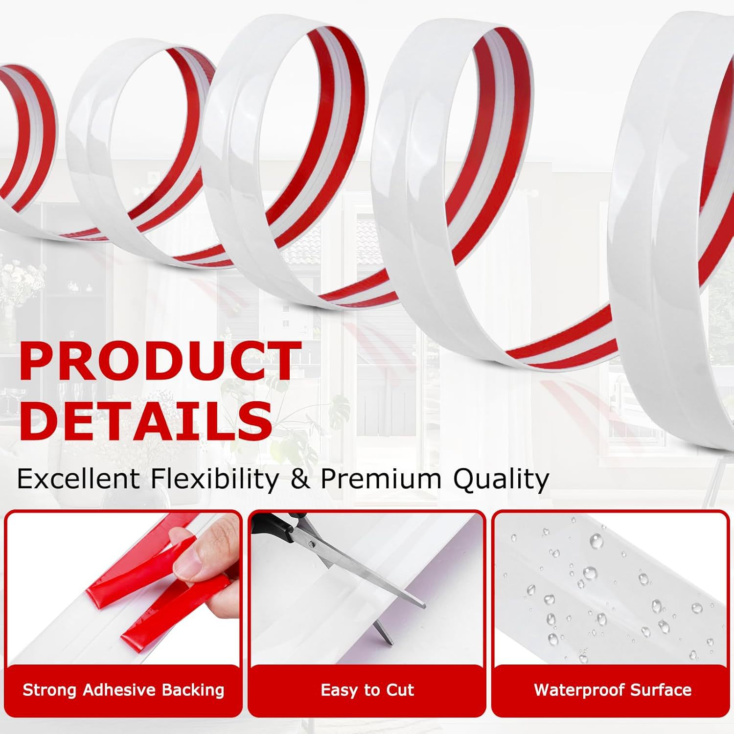 Self-adhesive wall covering beautiful sewing edge strip mirror door frame edge-wrapping edge-pressing strip cabinet decoration ceramic tile right angle corner protector strip