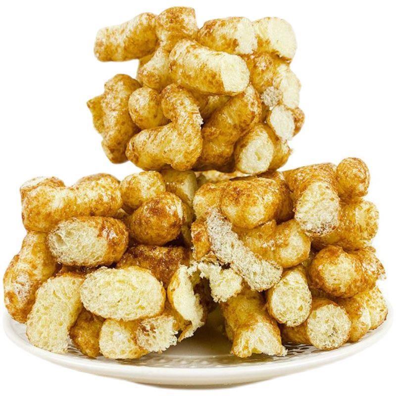 Brown Sugar Crispy Fruit Corn Honey Rice Cake Sticky Cake Traditional Rice Cake 8090 Nostalgic Classic Puffed Large Packaging Snacks