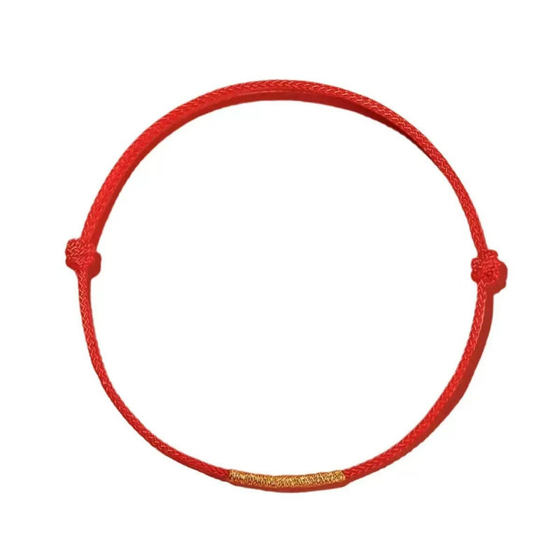 Red Rope 2025 Year of the Snake Year of the Life Bracelet Red Bracelet Red Rope Strainer Red Rope Bracelet Without Falling