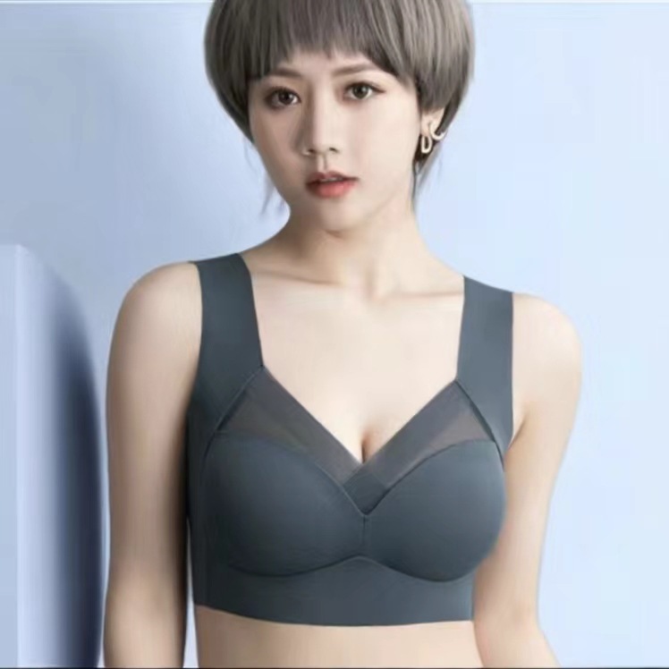 Бесшовное нижнее белье из льняного шелка, тонкое, с красивой спиной, для маленьких и больших грудей