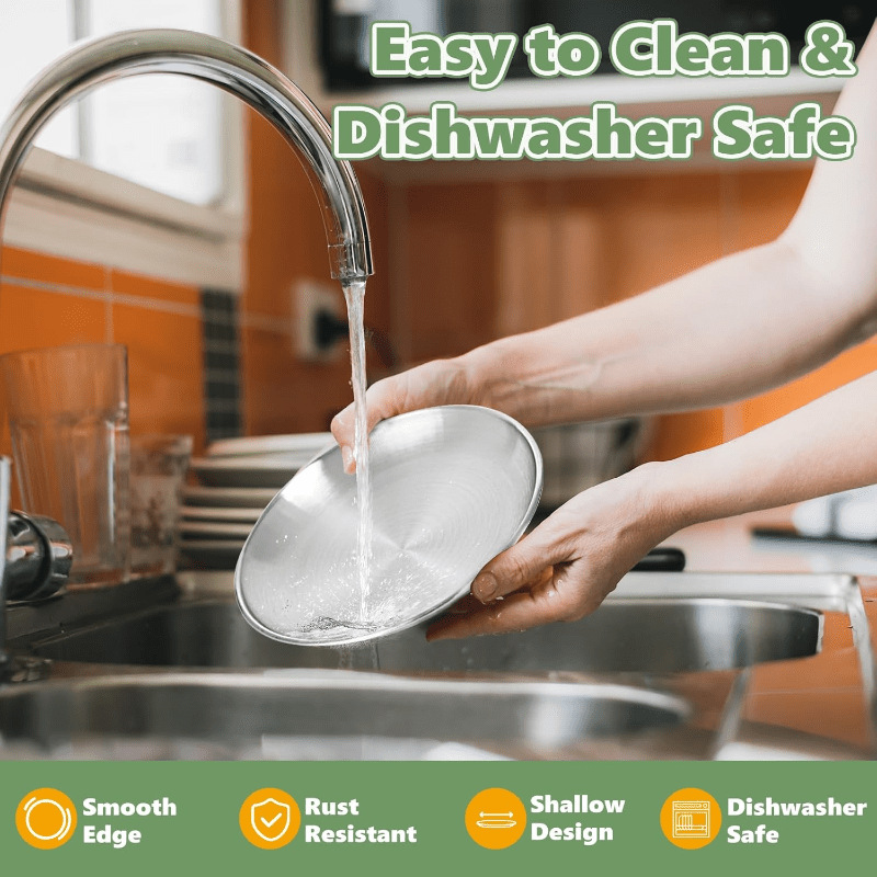 2025 New Cross-Border Dropshipping 2 Stainless Steel Pet Feeding Trays Are Durable and Reusable