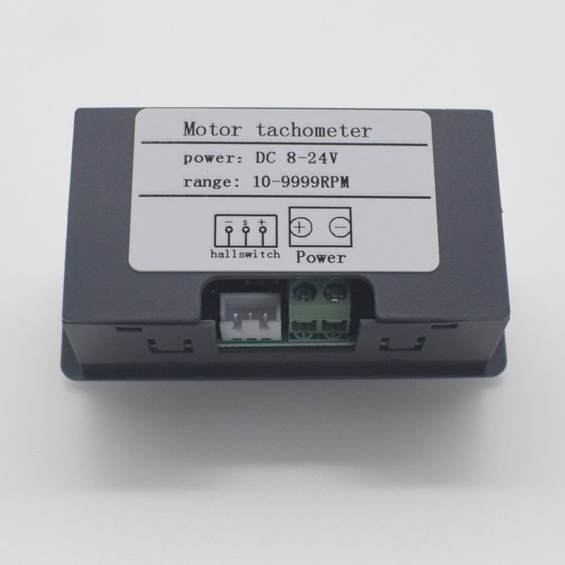 High-precision Digital Display Speed Meter Tachometer Motor Motor Speed Meter with Hall Sensor Dc Tachometer