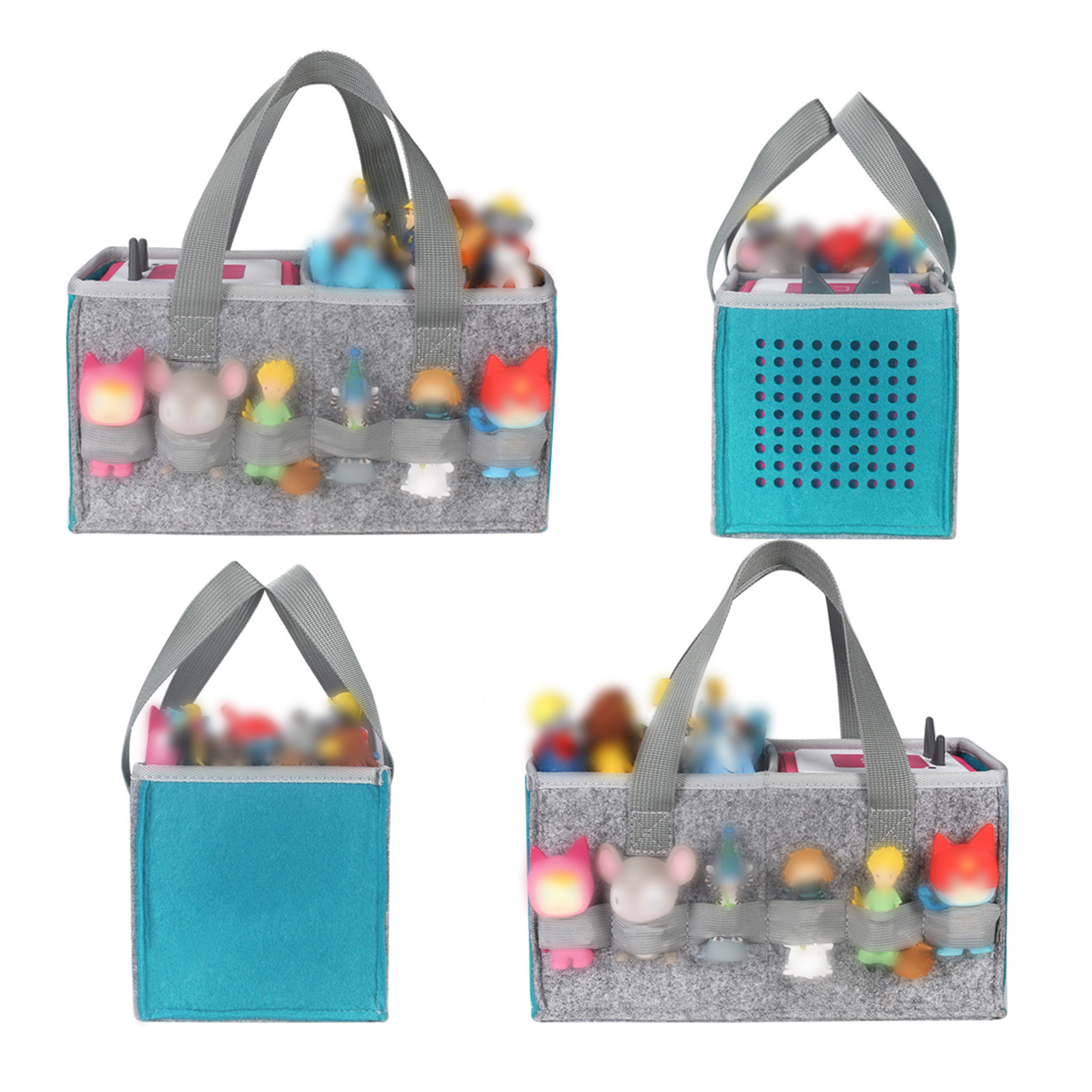 Toniebox Audio Player Starter Set Storage Bag Felt Tote Bag Speaker Storage Bag