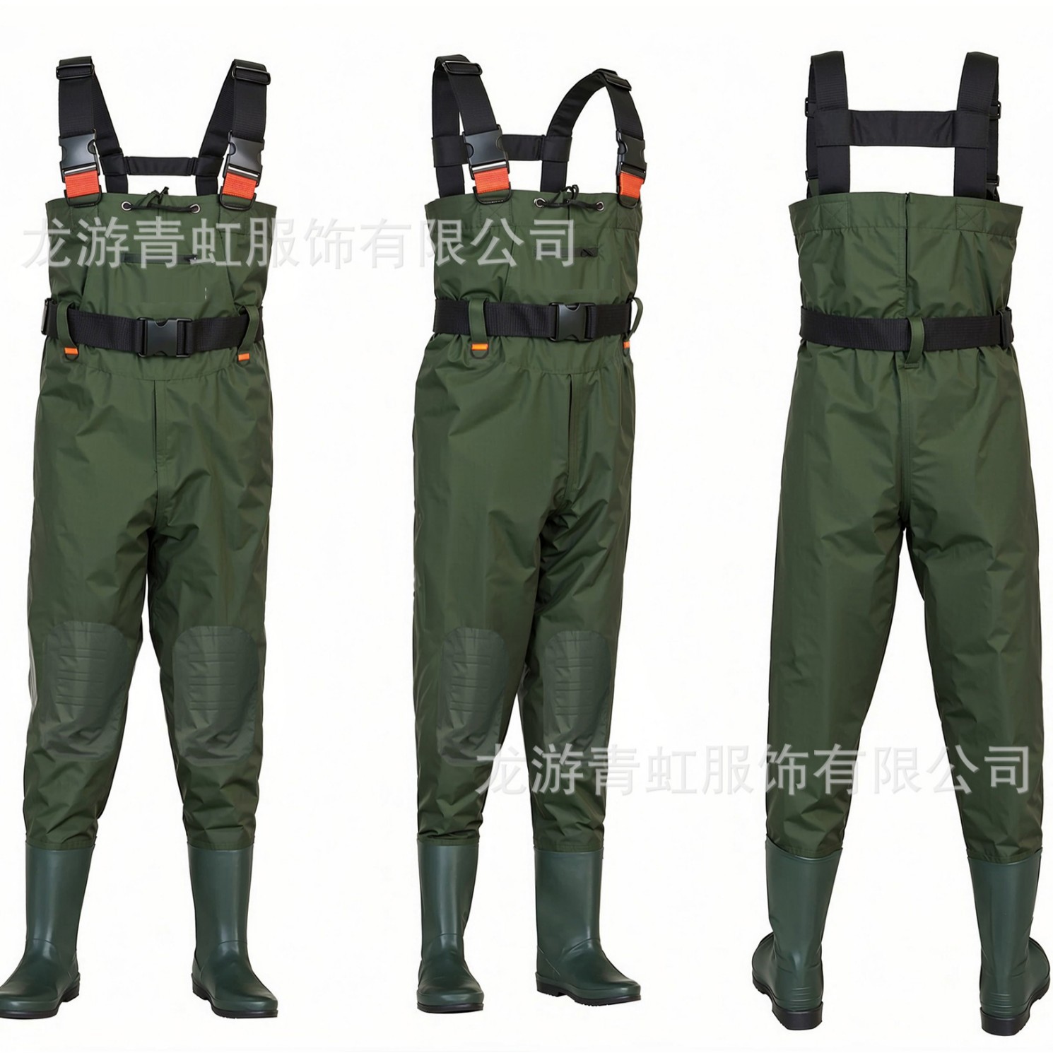 Водонепроницаемые рыболовные брюки из усиленного нейлона, безопасный светоотражающий карман для рук