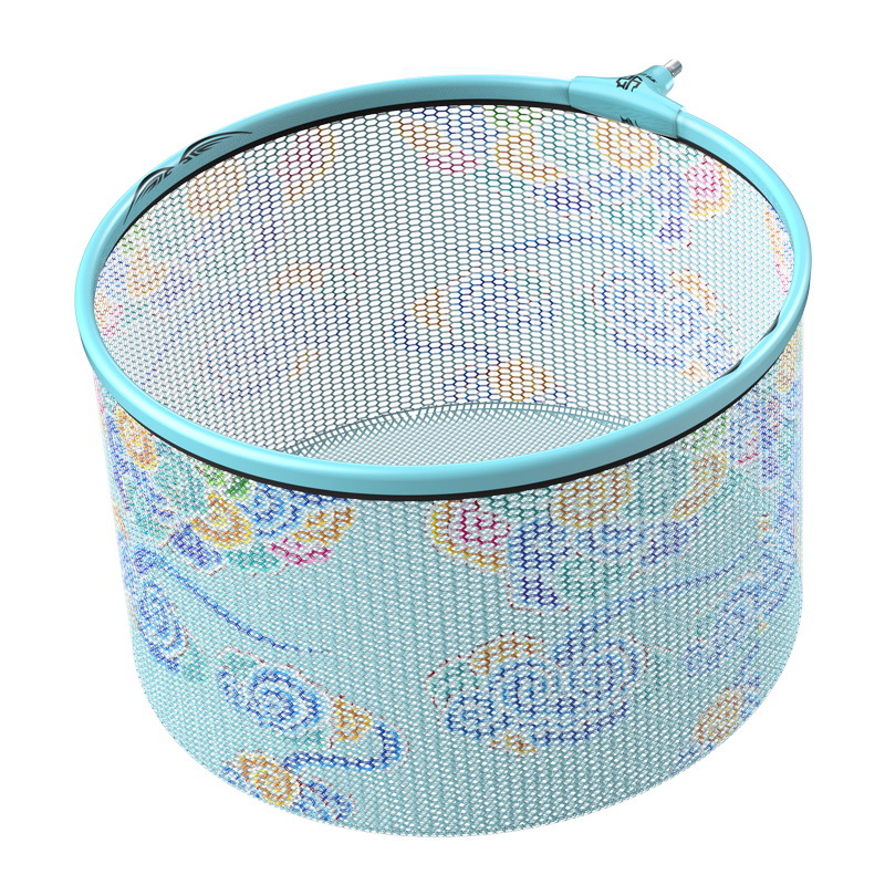 Quick-Drying Ultra-Light Integrated Fishing Net with Deepened Fine Mesh for Catching Large Fish, Made of Carbon Titanium Alloy