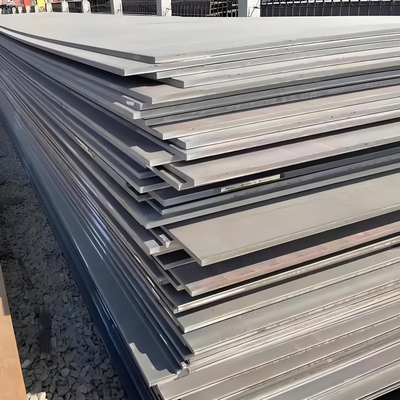 Hot-Rolled No. 45 Carbon Steel Plate Kaiping Medium-Thick Steel Black Iron Plate No. 20 Cutting Steel Processing Bending Paving Plate